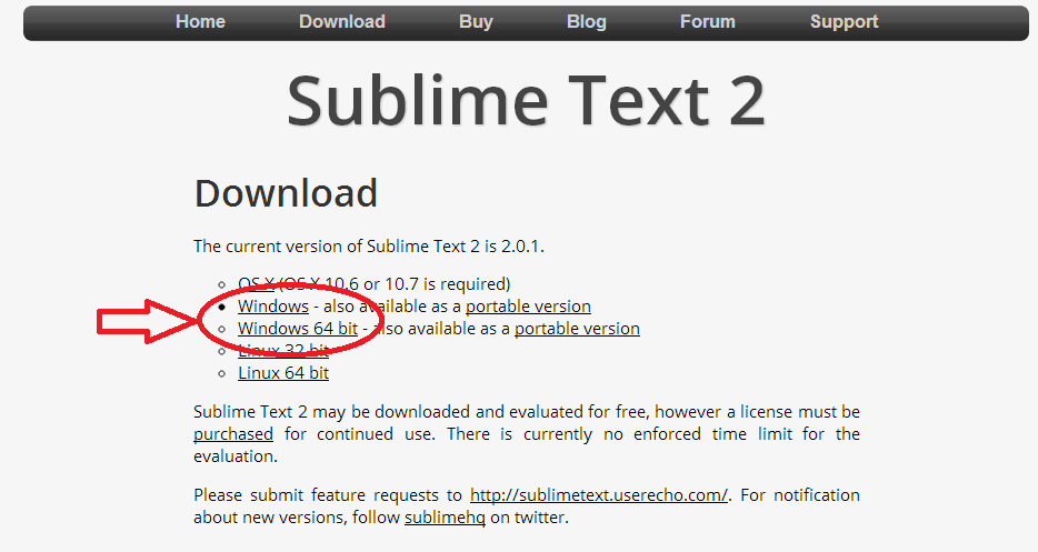 sublime text 2 free download for mac